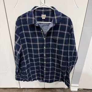 J. Crew Plaid Flannel Button Down